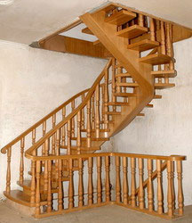 Винтовые деревянные лестницы для дома, коттеджа, дачи  